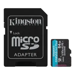 Kingston MC MicroSD 64GB UHS-I U3, SDCG3/64GB