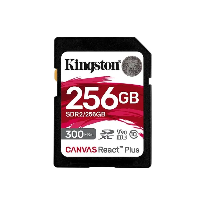 Kingston Canvas React Plus 256GB UHS-II U3, SDR2V6/256GB Kingston Canvas React Plus 256GB UHS-II U3, SDR2V6/256GB