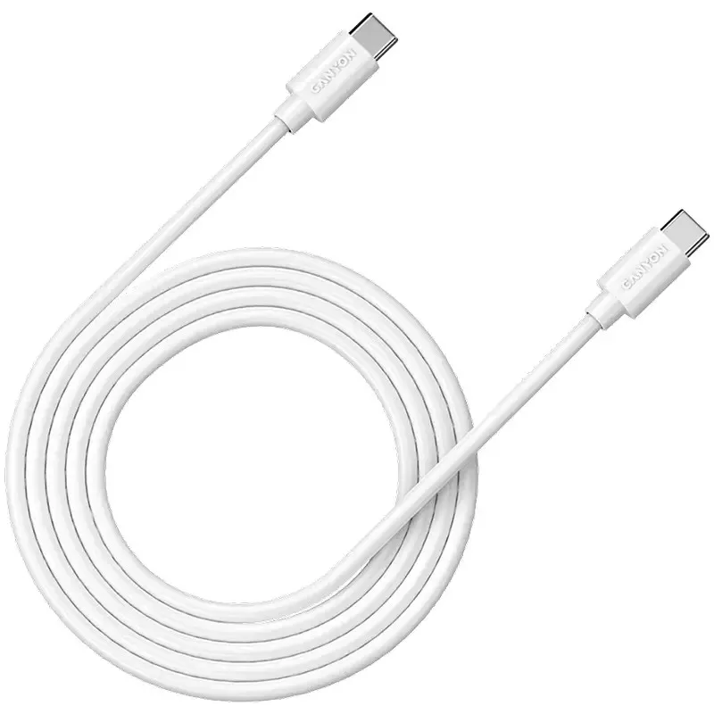 Canyon kabal C-12 USB-C to USB-C 100W 2m, bijeli, CNS-USBC12W Canyon kabal C-12 USB-C to USB-C 100W 2m, bijeli, CNS-USBC12W