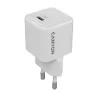 Canyon punjač CU20C, 20W GaN, bijeli, 1x USB-C PD