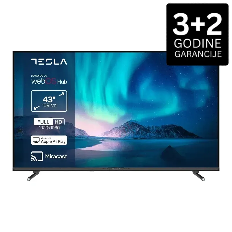 Televizor Tesla LED TV 43'' (109 cm) 43E645BFW