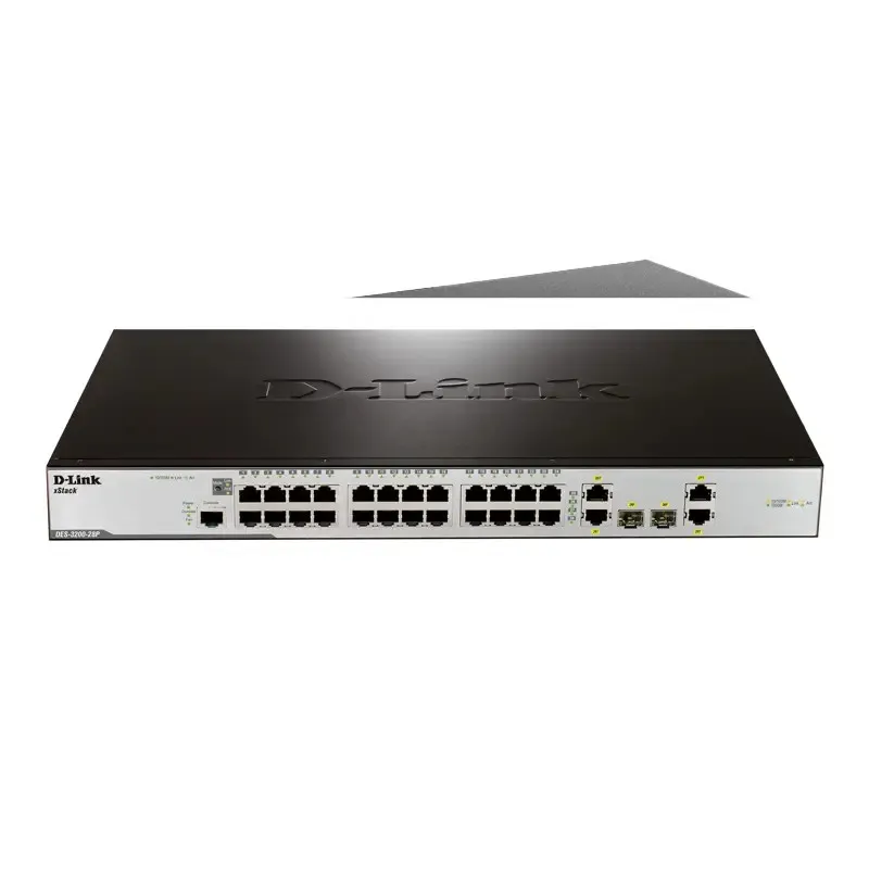 SWITCH 24 Port Gigabit RackMount L2, 2 combo and 2 SFP uplink port