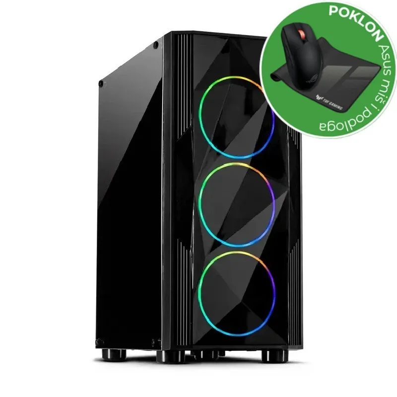 Računar Imtec Game AMD Ryzen7 5800X + RX7600 8GB