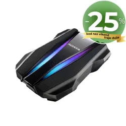 ADATA externi 2TB HD770G crni RGB, USB 3.2