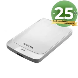 ADATA externi 1TB HV320 Slim, USB 3.2 bijeli